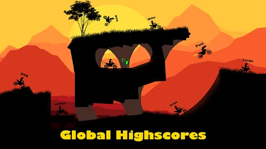 Sunset Bike Racer Mod APK screenshot 2